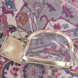 Gold Clear Purse